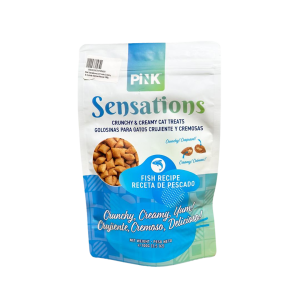 Pink Sensations Crunchy & Creamy Cat Treats Salmon 100g